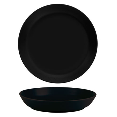Nordika Black Deep Plate 24cm