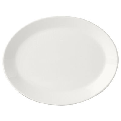 Simplicity White Oval Coupe Plate 20.25cm (8")