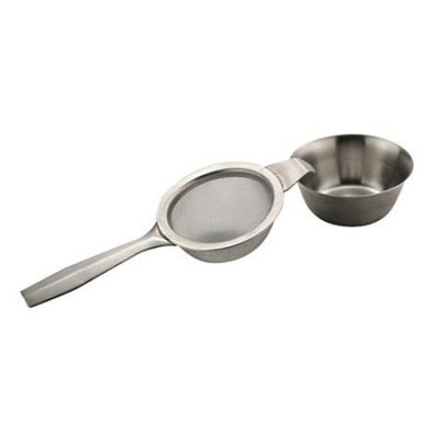 Teastrainer Single Arm With Drip Bowl