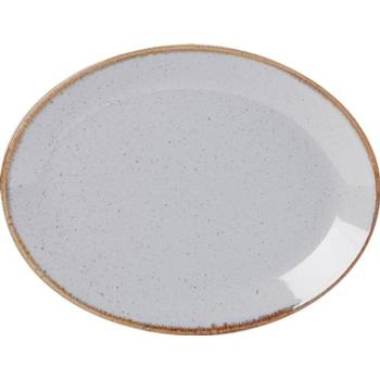 Stone Oval Plate 30cm/12Inch