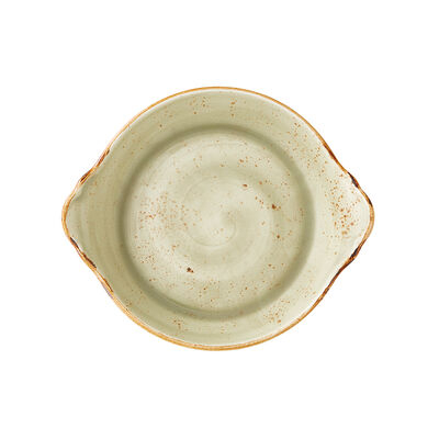 Steelite Craft Green Round Eared Dish 21.5cm 8 1/2Inch