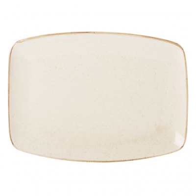Oatmeal Rectangular Plate 27cm