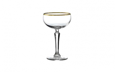 SPKSY Cocktail/Champagne Gold Rim 23.5cl [8.25oz]