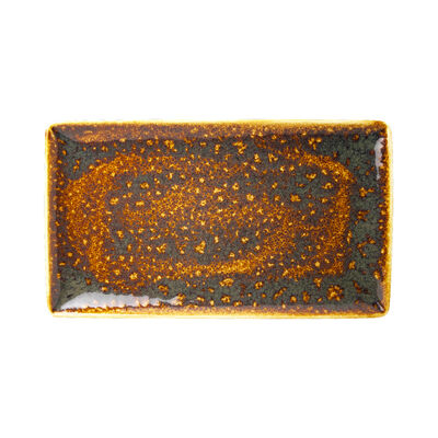 Steelite Vesuvius Amber Rectangle Three 33cm x 19cm (13" x 7 1/2")