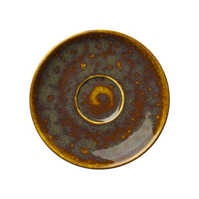 Vesuvius Amber Liv Saucer 15.25cm (6Inch)