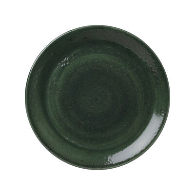 Vesuvius Burnt Emerald Coupe Plate 23cm (9Inch)