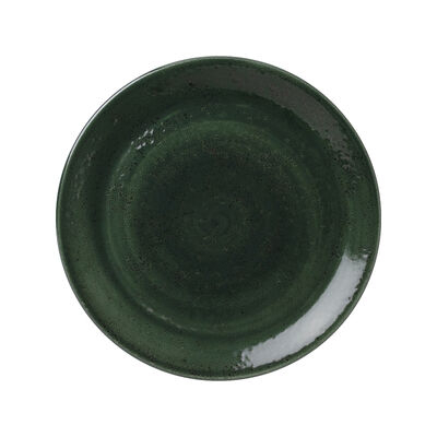 Vesuvius Burnt Emerald Coupe Plate 25.25cm (10Inch)