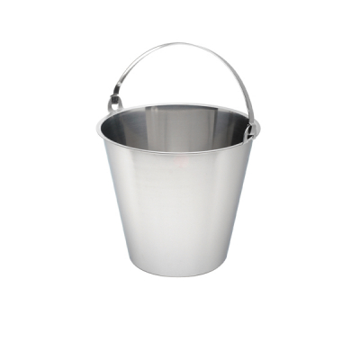 Swedish Stainless Steel Bucket 12 Litre Graduated