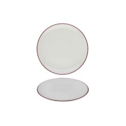 Modest Maroon Coupe Plate 17cm / 6.25"