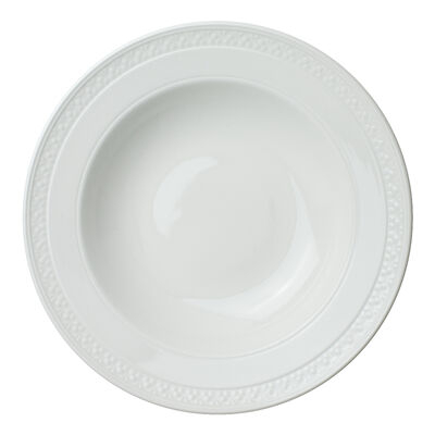 Bead Accent Rimmed Bowl 28.5cm (11 1/4")