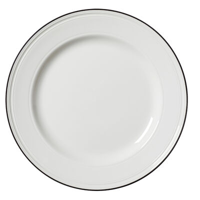 Bead Black Band Plate 28.5cm (11 1/4")