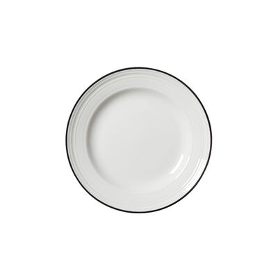 Bead Black Band Plate 16.5cm (6 1/2Inch)