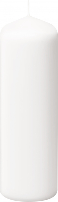 Pillar Candle White 200x70mm x6
