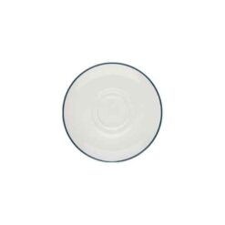 Modest Navy Double Well Saucer 16cm / 6.25Inch