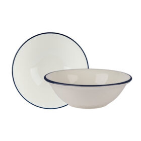 Modest Navy Oatmeal Bowl 16cm/15oz