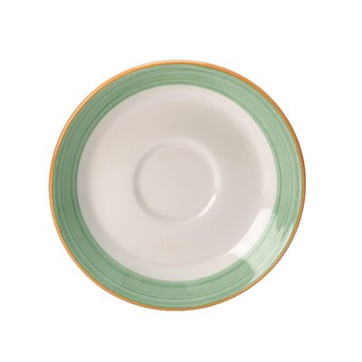Rio Green D/W Saucer 14.5cm (5 3/4")