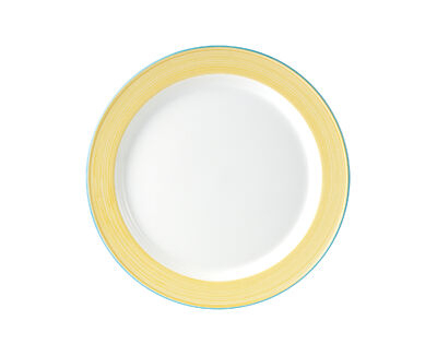 Steelite Rio Yellow Plate Slimline 20.25cm 8Inch