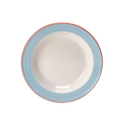 Rio Blue Slimline Soup Plate 21.5cm 39.75cl (8 1/2Inch 14oz)