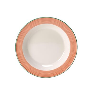 Steelite Rio Pink Soup Plate Slim 21.5cm 8 1/2" 39.75cl 14oz