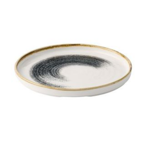 Homespun Accents Black Walled Plate 10 1/4"