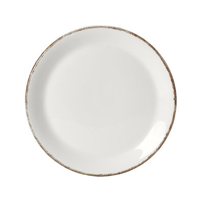Brown Dapple Coupe Plate 20.25cm (8Inch)