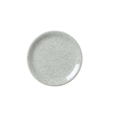 Ink Crackle Grey Coupe Plate 15.25cm (6Inch)