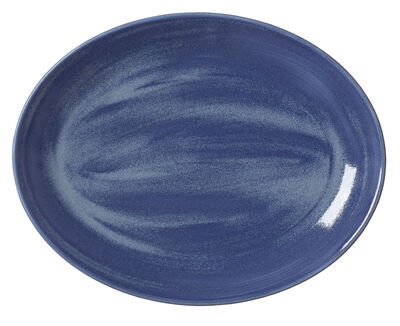Revolution Bluestone Oval Coupe Plate 34.25cm (13 1/2Inch)