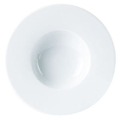 Porcelite Wide Rim Pasta Plate 27cm/10.5" 30cl/11oz