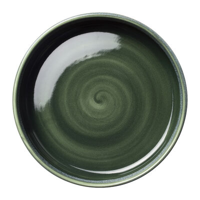 Aurora Vesuvius Burnt Emerald Round Stacking Tray 16.5cm (6 1/2")