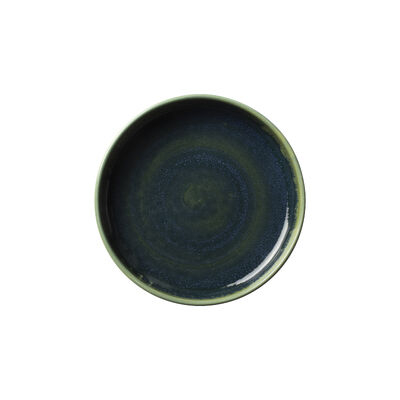 Aurora Vesuvius Burnt Emerald Round Stacking Tray 14cm (5 1/2Inch)