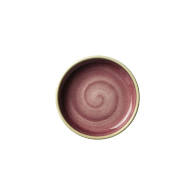 Aurora Vesuvius Rose Quartz Round Stacking Tray 10.25cm (4Inch)