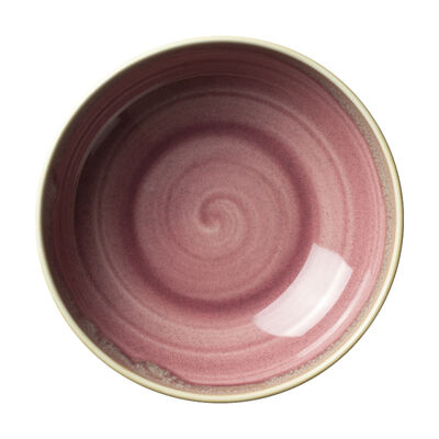 Aurora Vesuvius Rose Quartz Bowl 17.5cm 98cl (7Inch 34 1/2oz)
