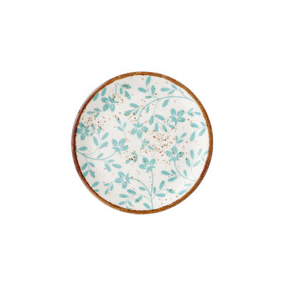 Flora Aqua Coupe Plate 15.25cm (6Inch)