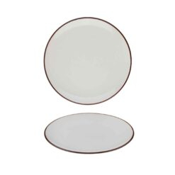 Modest Brown Coupe Plate 25cm / 9.75""