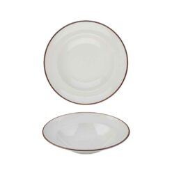 Modest Brown Pasta Plate 25cm / 9.75Inch 420ml / 17.75oz