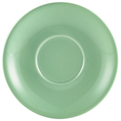 Porcelain Green Saucer 12cm/ 4.75Inch