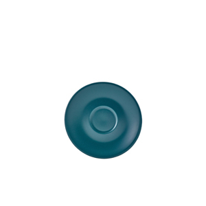 Porcelain Matt Teal Saucer 12cm/ 4.75"