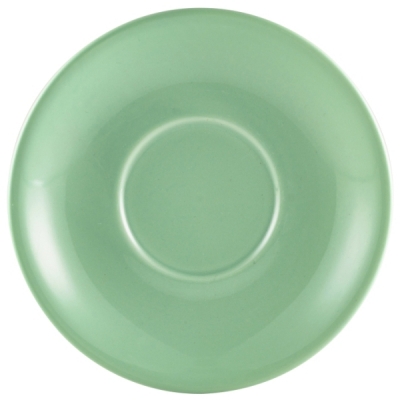 Porcelain Green Saucer 13.5cm/ 5.25Inch