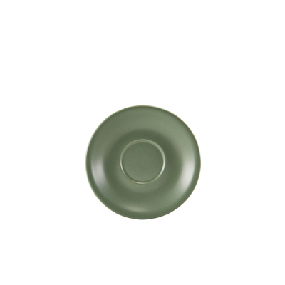 Porcelain Matt Sage Saucer 13.5cm/ 5.25"