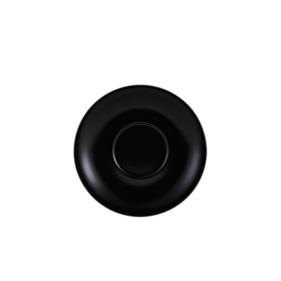 Porcelain Matt Black Saucer 16cm/ 6.25Inch