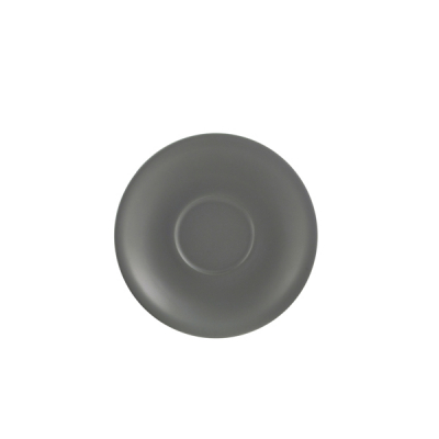 Porcelain Matt Grey Saucer 16cm/ 6.25"