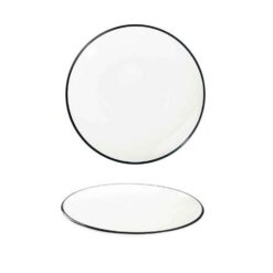Modest Black Coupe Plate 28.5cm / 11.25"