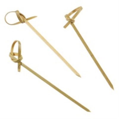 Bamboo Skewer Knot Looped 6Inch/150mm x250