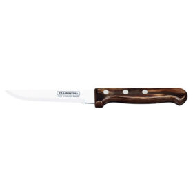 Tramontina Polywood Steak Knife Smooth Blade Black 5" x12