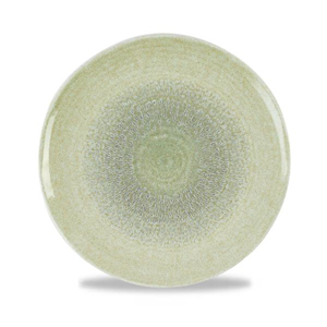 Dudson Harvest Grain Speckle Green  Organic Coupe Plate 11.4Inch