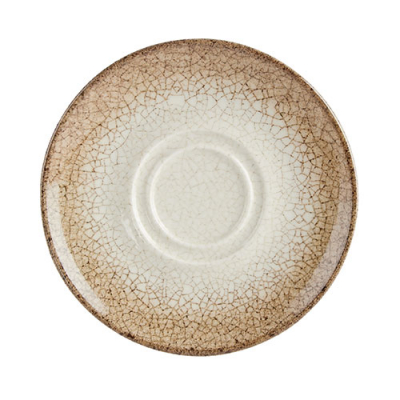 Scorched Double Well Saucer 16cm