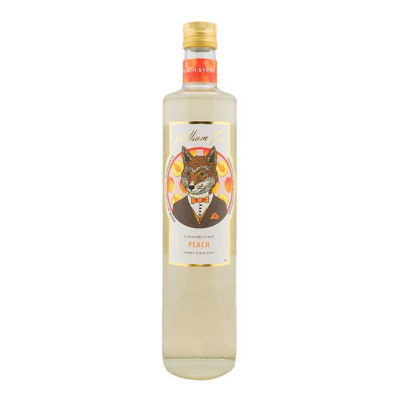 William Fox Premium Peach Syrup 75cl