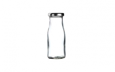 Silver Cap for Mini Milk Bottle