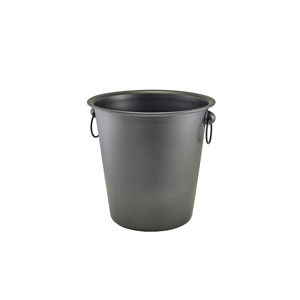 Metallic Black Wine Bucket