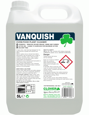 Vanquish Heavy Duty Oven Cleaner 5L